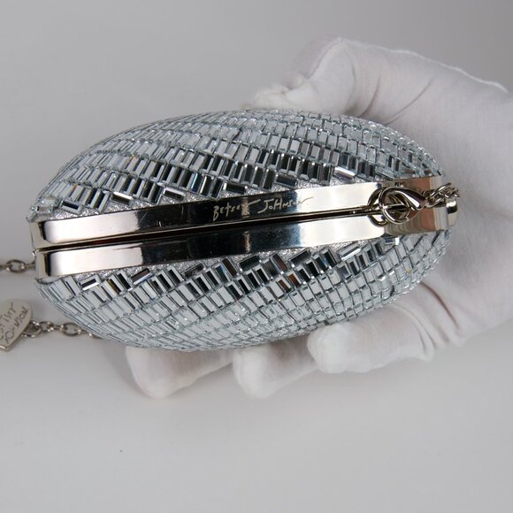 Betsy Johnson Mirror Heart shaped Crossbody - NWOT - Picture 4 of 6